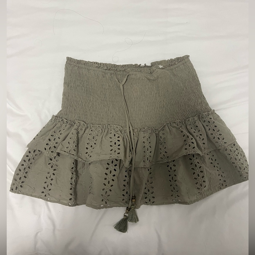 Zara tiered eyelet skirt!!